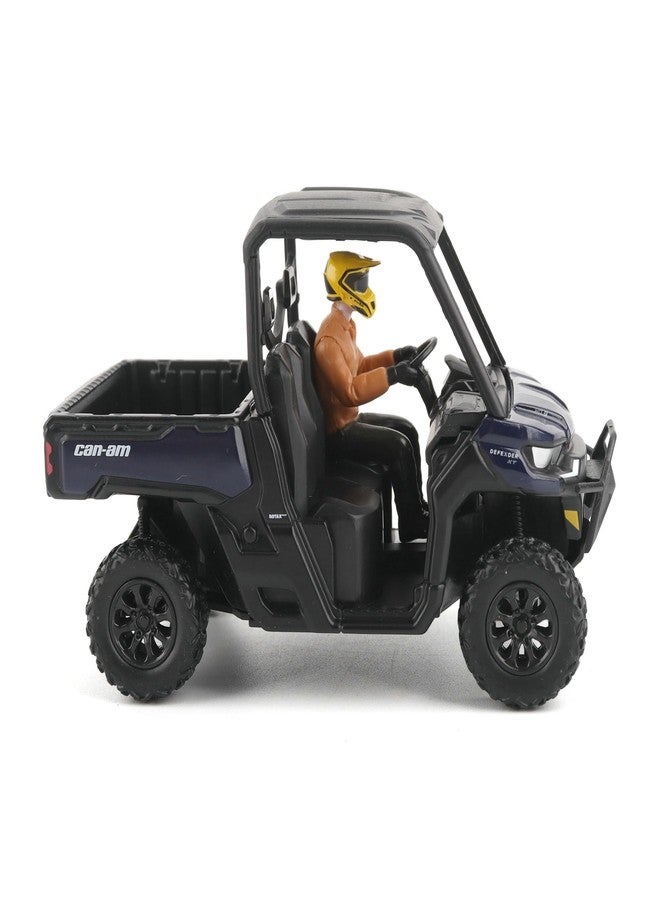 دايكاست ماسترز نموذج مصغر من المعدن المصبوب من شركة Diecast Masters BRP Bombardier Models بمقياس 1:32، طراز Can-Am Defender XT HD9 - أزرق بحري | رقم المنتج 60032 - Image 5